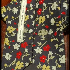 Pennsylvania Horticultural Society (PHS) Silk Mens Necktie